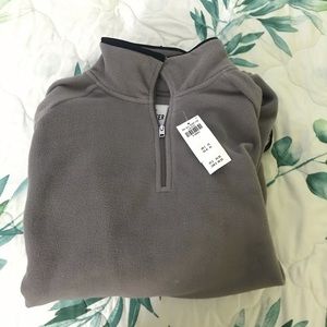 Sherpa like/half zip up